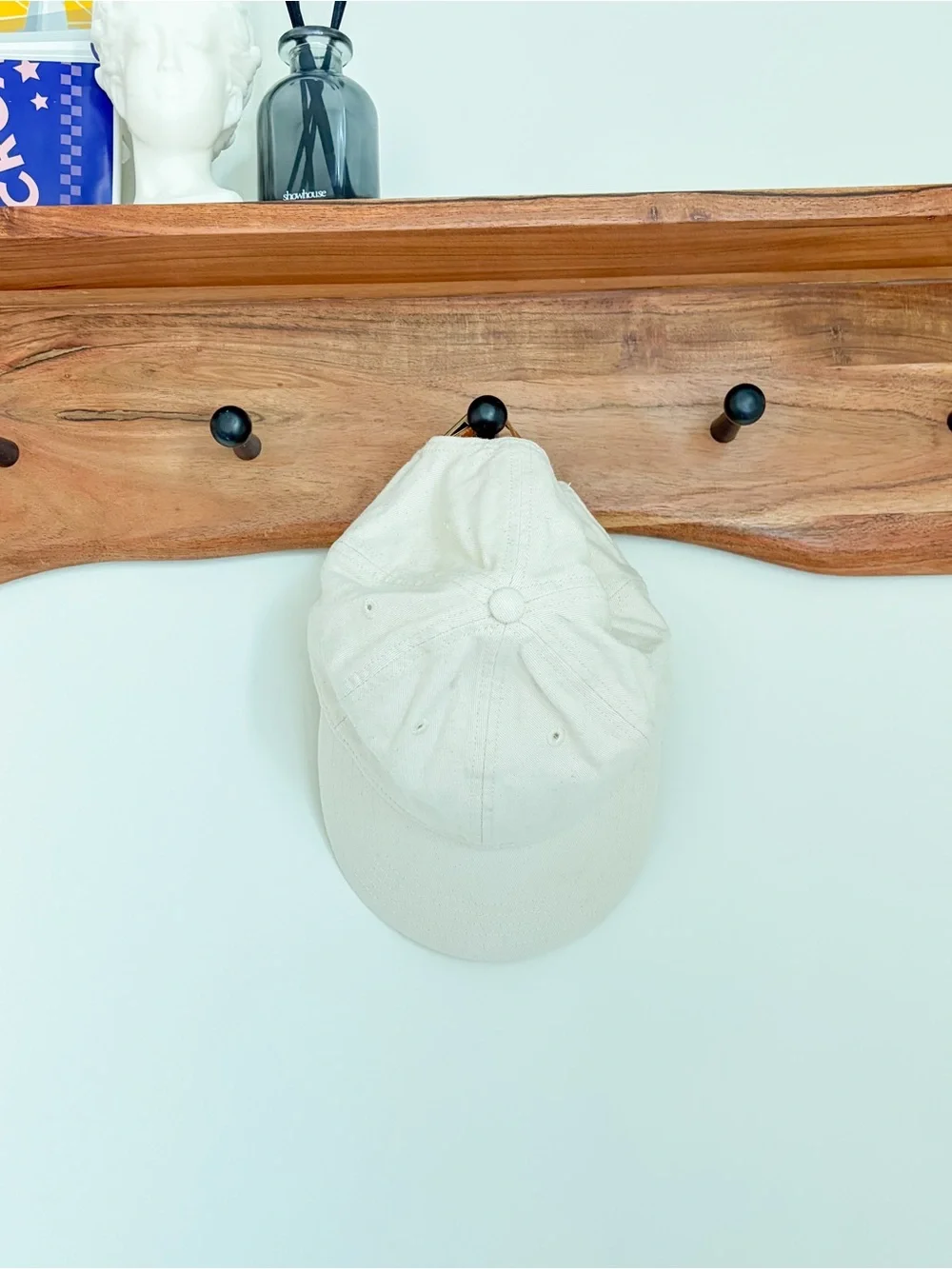 Madewell Canvas Baseball Hat Adjustable Leather Strap Vintage Khaki
